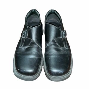 Dr. Martens Black Leather Monk Strap Shoes Men’s 10